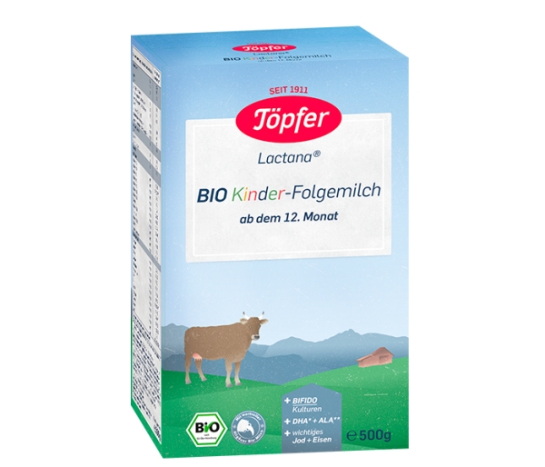 Leche de Vaca Orgánica KINDER. 500 gr.